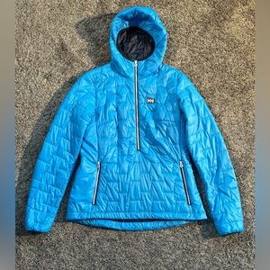 Helly Hansen Women's Bright Blue Hooded Lightweight Puffer Pullover